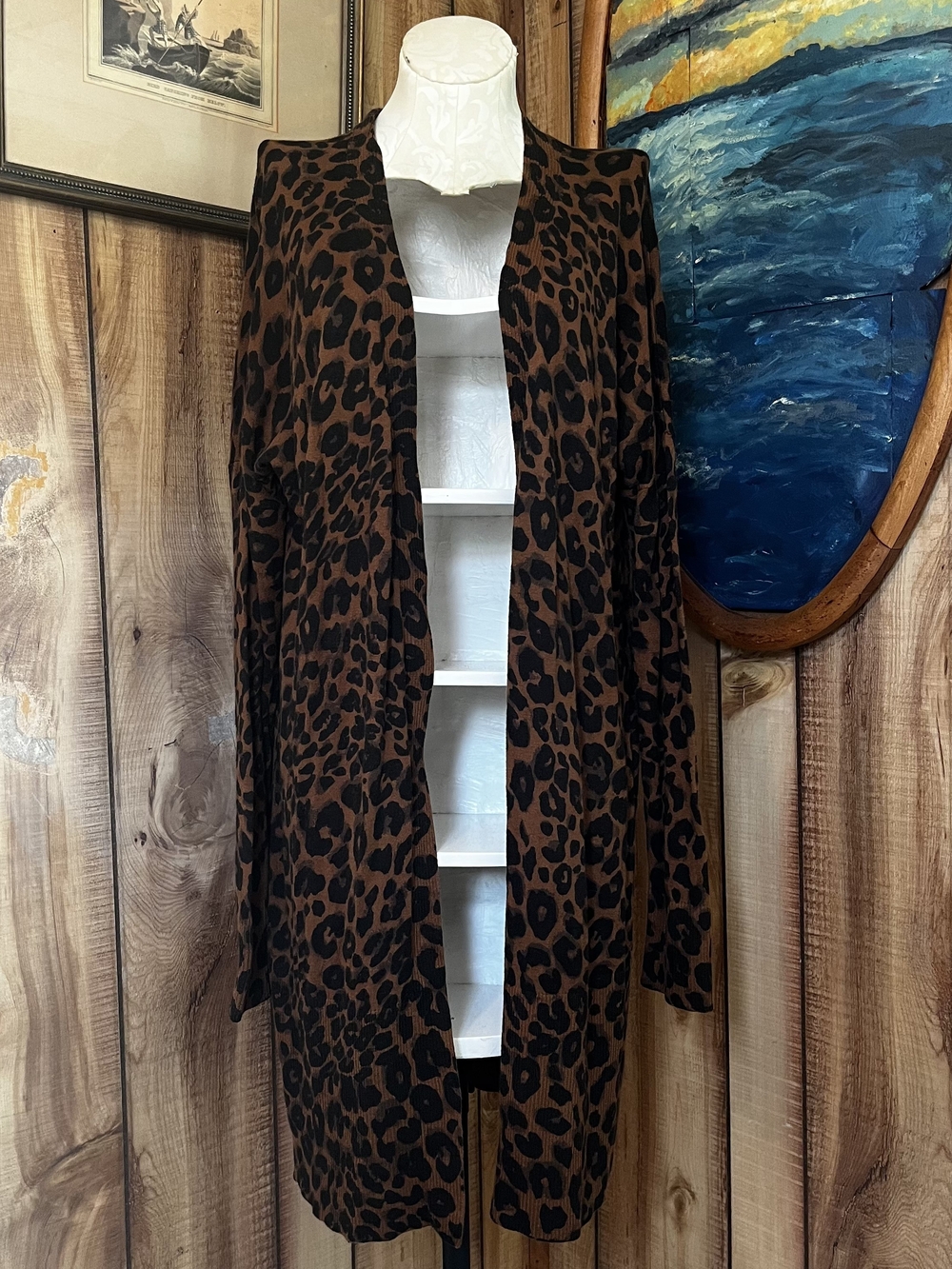 💋 Sanctuary Lenox Leopard Print Cardigan